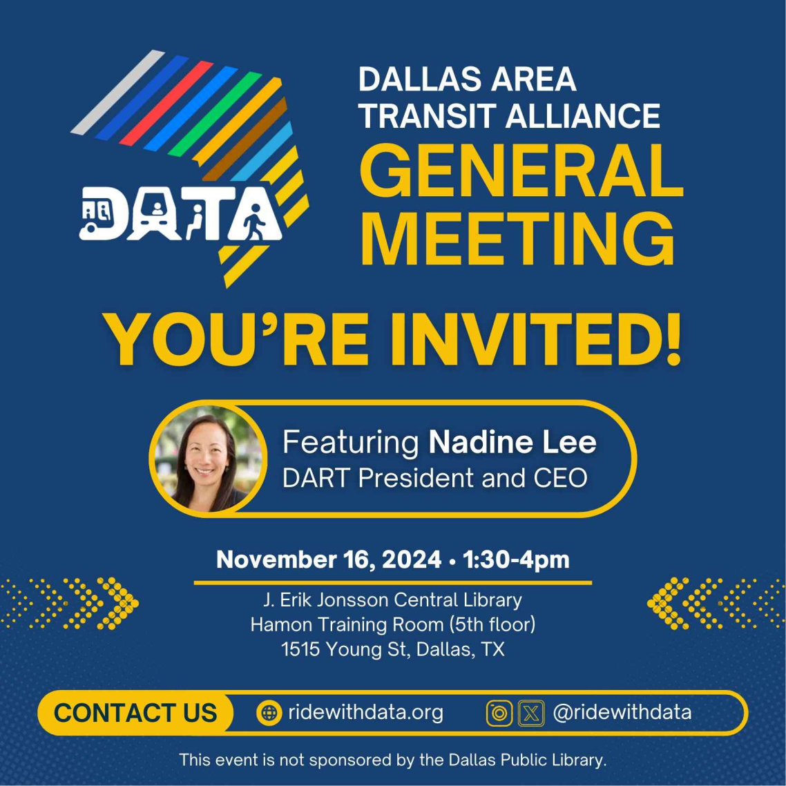 DATA Meeting flyer